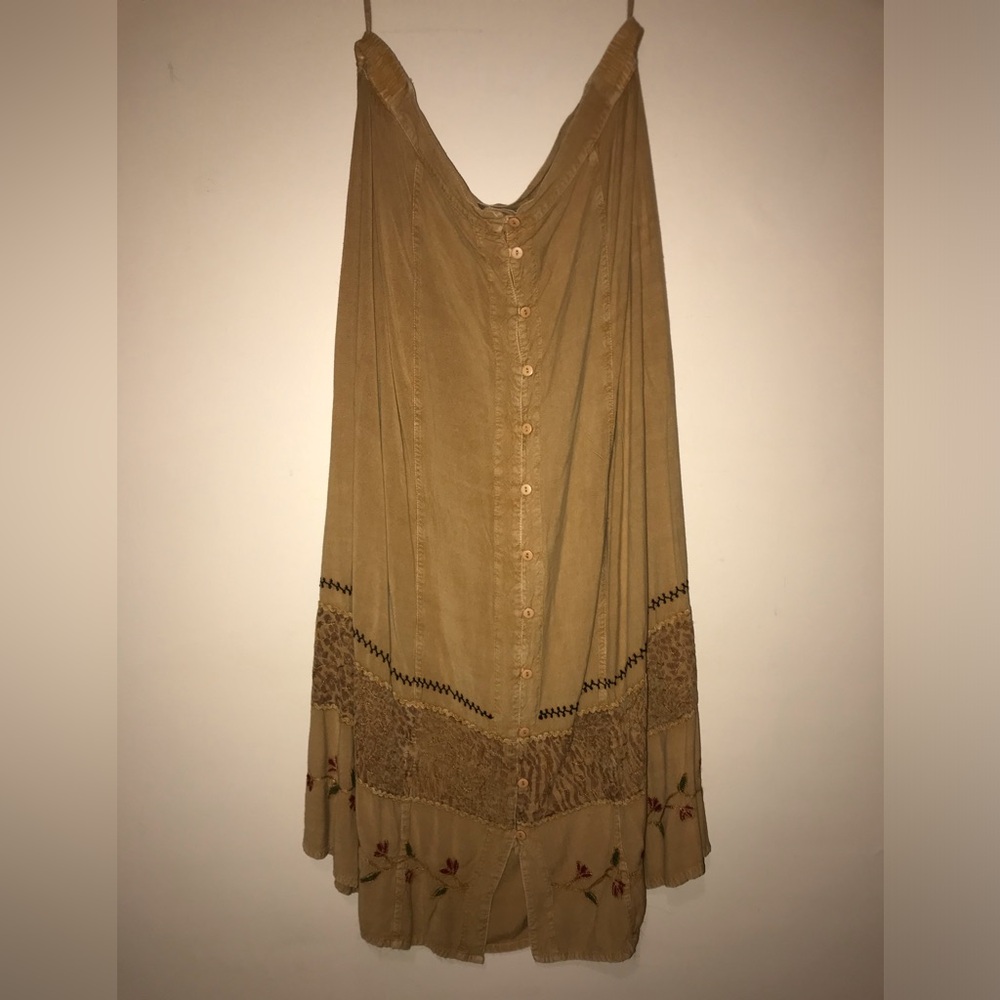 VINTAGE TRADITION PLUS BOHO MAXI SKIRT